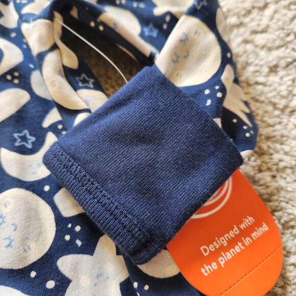 Wonder Nation Baby Onesie Bundle | 0-3 Months | Stars Moon & Mermaid Scales | NW - Picture 7 of 9